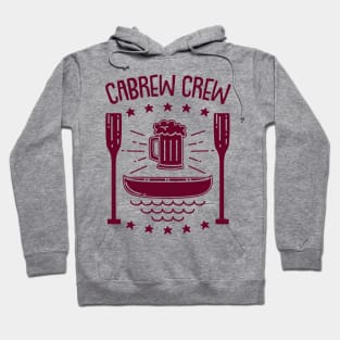 Cabrew Crew - Funny Canoeing Pun Beer brew gift Hoodie